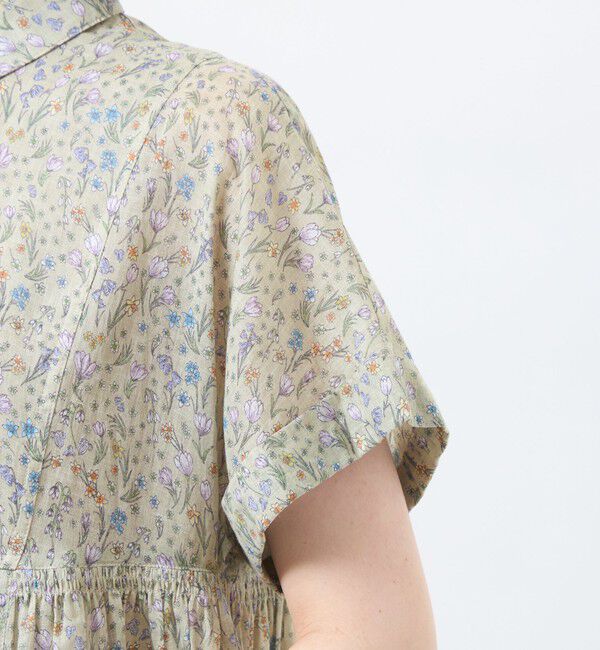 MACKINTOSH PHILOSOPHY「Snowblue Garden サイドギャザーワンピース」|ワンピース|