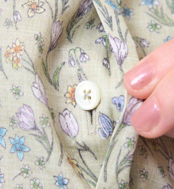 MACKINTOSH PHILOSOPHY「Snowblue Garden サイドギャザーワンピース」|ワンピース|