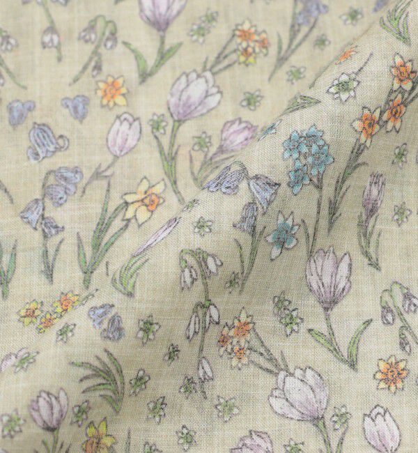 MACKINTOSH PHILOSOPHY「Snowblue Garden サイドギャザーワンピース」|ワンピース|