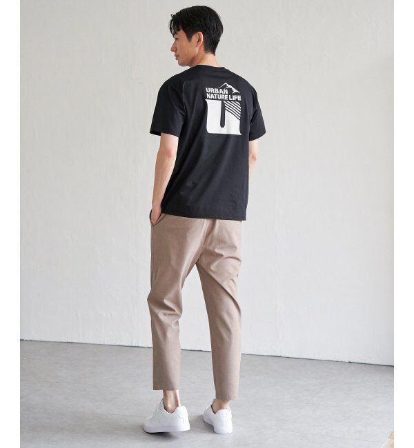 ikka「URBAN NATURE LIFE アーバンネイチャーライフ ドライスピードプリントTシャツ」|Tシャツ・カットソー|