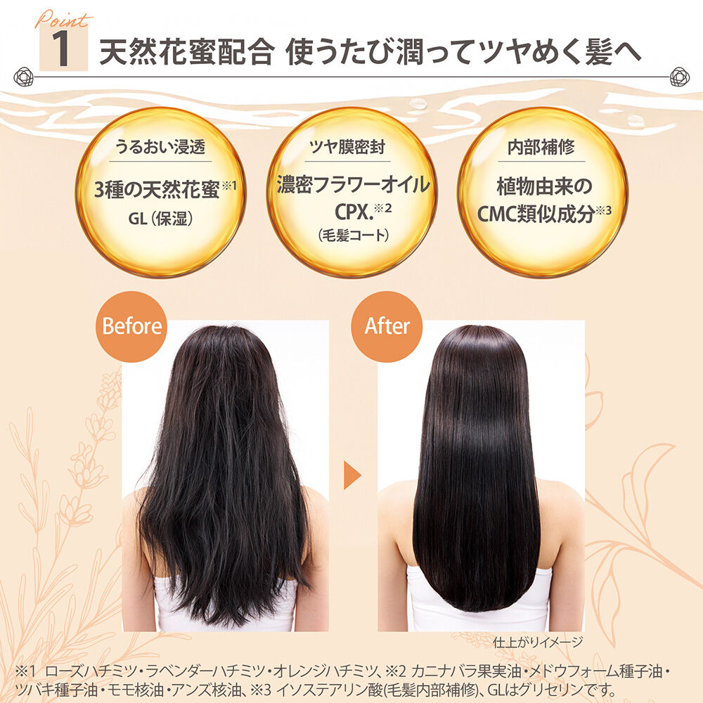  「SS ビオリス フルールシロップ お試しポンプペアS ディープモイスト 限定品 (400ml、400ml)」|シャンプー|