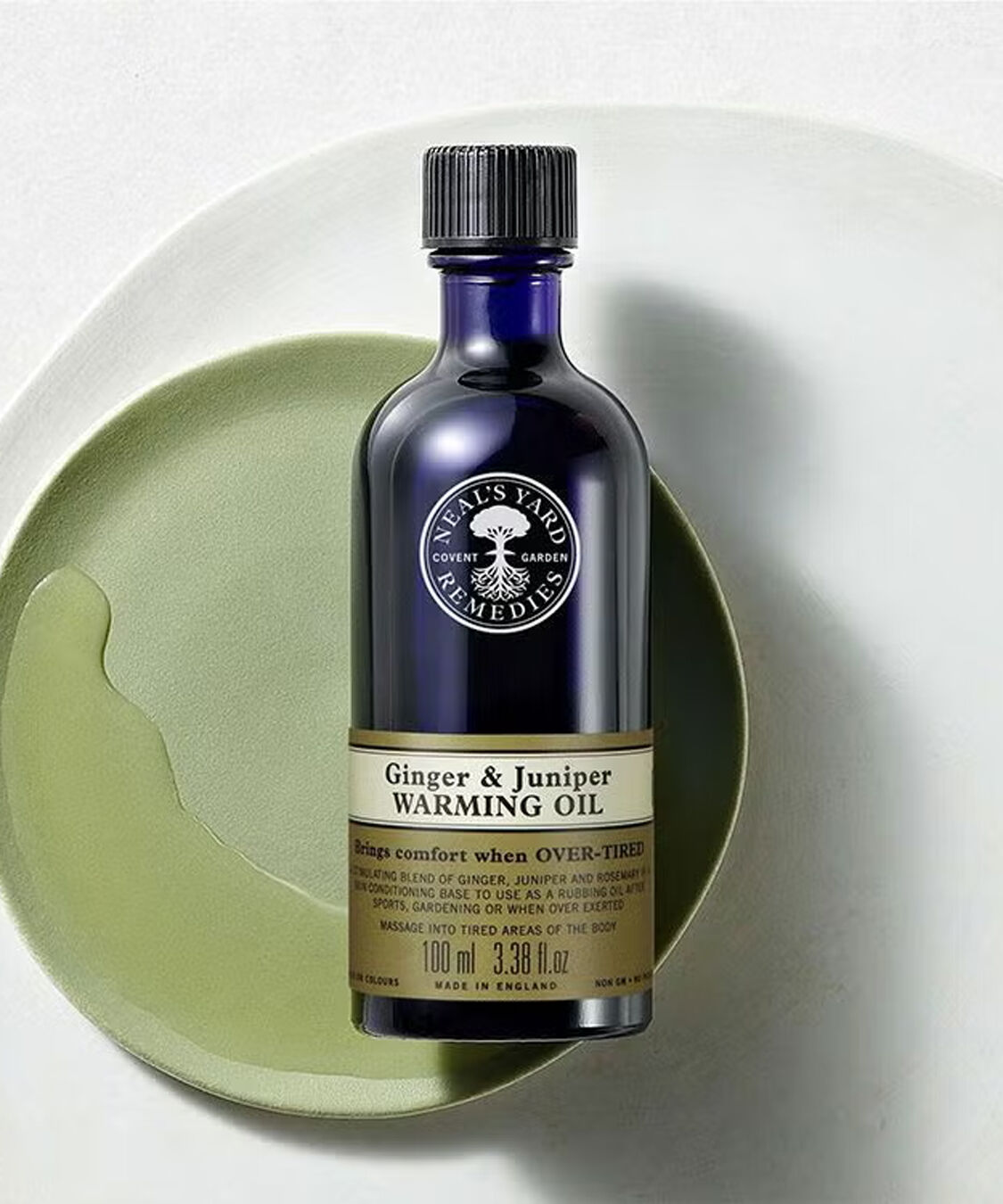 NEAL&rsquo;S YARD REMEDIES「ジンジャー＆ジュニパー ウォーミングオイル 100mL」|マッサージ・ボディスクラブ|