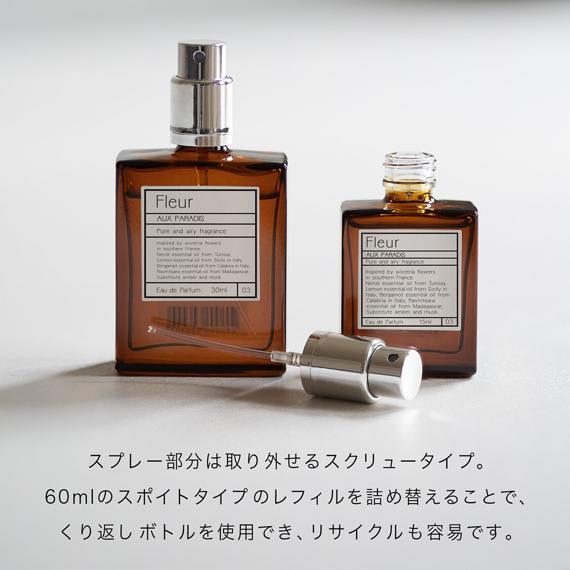 AUX PARADIS「オゥパラディ フルール オードパルファム (15ml)」|香水・フレグランス|