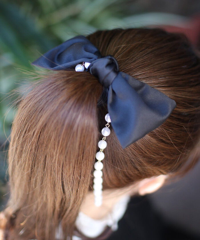 BACKYARD FAMILY「キッズ ヘアゴム リボン 通販 パールチェーン 58392202 ジューリーヘアゴム 大きめ」|ヘアゴム・シュシュ|