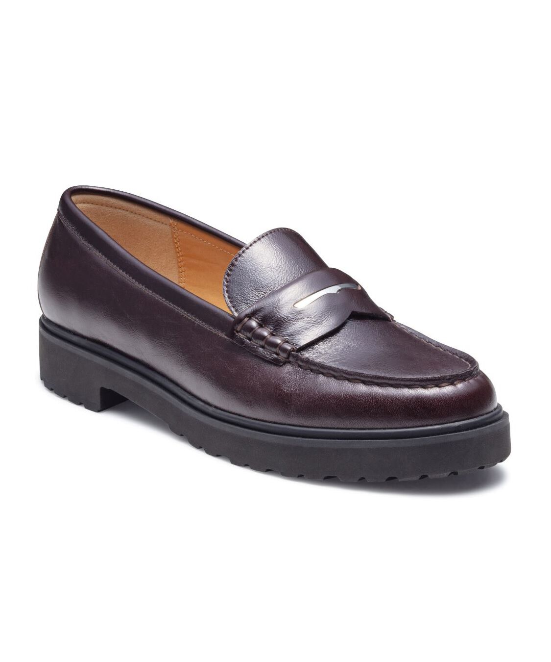 REGAL SHOES「REGAL メタルプレートローファー【ヒール30mm】　商品コード：F79RBJ」|ローファー|