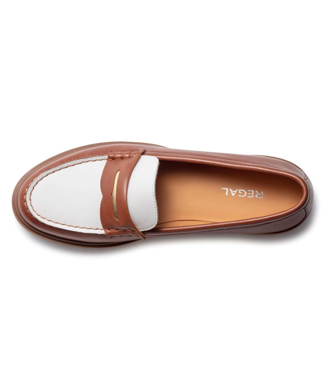 REGAL SHOES「REGAL メタルプレートローファー【ヒール30mm】　商品コード：F79RBJ」|ローファー|