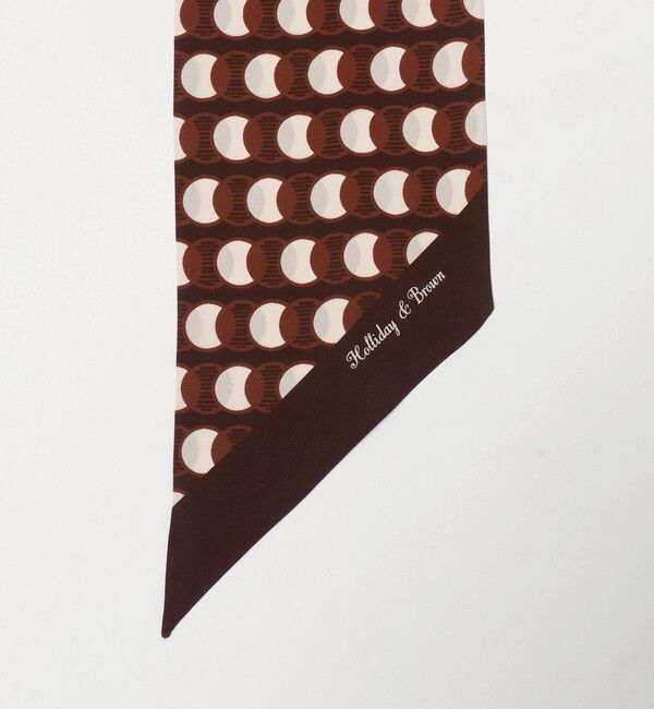 UNITED ARROWS「＜Holliday&Brown＞サークル プリント ストール」|マフラー|