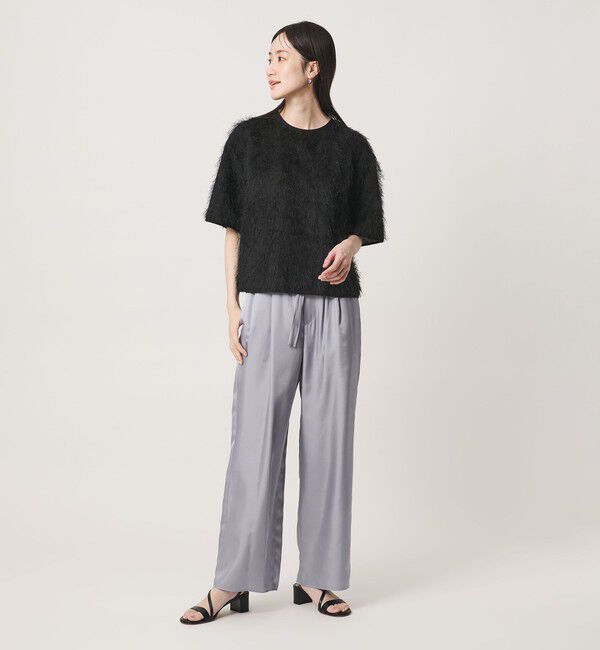 UNITED ARROWS「シルクライク イージーパンツ」|チノ|