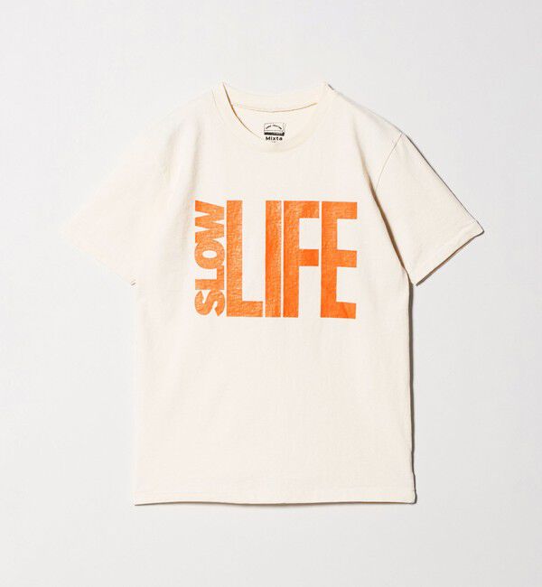 UNITED ARROWS「【別注】＜MIXTA＞SLOW LIFE Tシャツ NATURAL」|Tシャツ・カットソー|