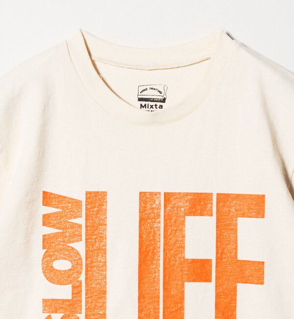 UNITED ARROWS「【別注】＜MIXTA＞SLOW LIFE Tシャツ NATURAL」|Tシャツ・カットソー|