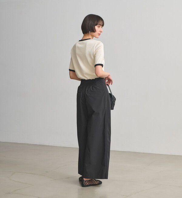 UNITED ARROWS「イージー ワイドパンツ ‐はっ水 UVカット 防シワ ウォッシャブル‐」|スラックス|