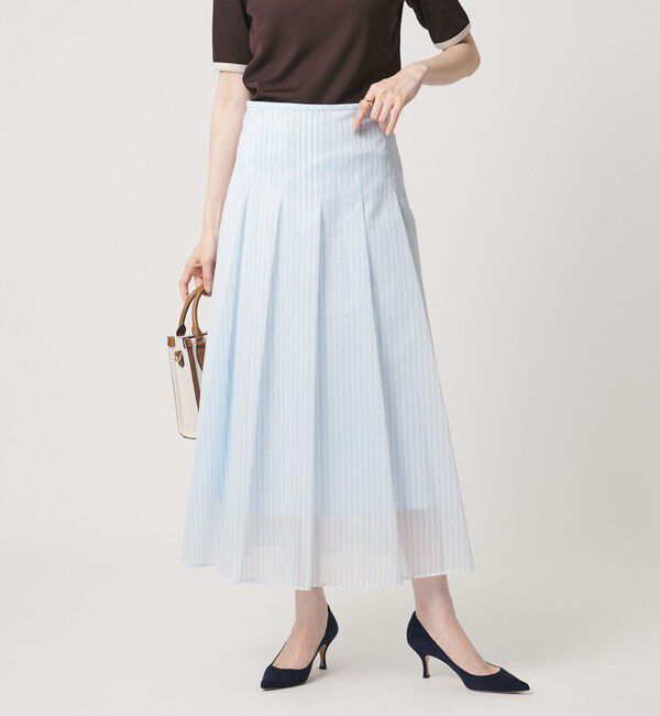 UNITED ARROWS「LINEAESSE シアー スカート ‐ウォッシャブル‐」|スカート|その他7