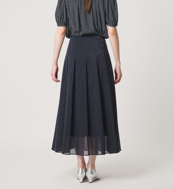 UNITED ARROWS「LINEAESSE シアー スカート ‐ウォッシャブル‐」|スカート|