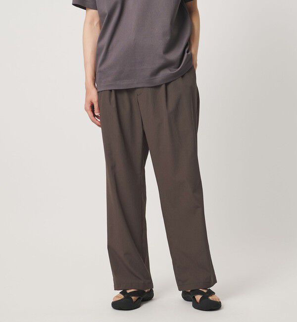 UNITED ARROWS「DotAir ドットエア ヘムコード ２プリーツ パンツ 吸水速乾 タテストレッチ」|スラックス|