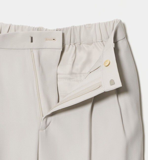 UNITED ARROWS「ポリエステル 2タック ワイドパンツ ‐吸水速乾 帯電防止 接触冷感‐」|スラックス|