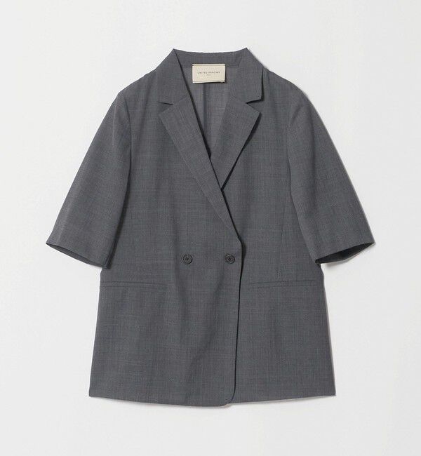 UNITED ARROWS「シアー テーラードジャケット ‐ウォッシャブル‐」|テーラードジャケット|MD.GRAY