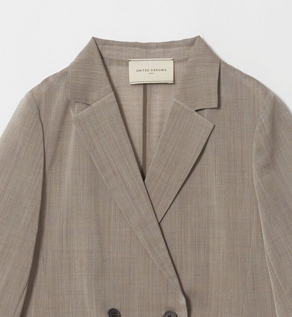 UNITED ARROWS「シアー テーラードジャケット ‐ウォッシャブル‐」|テーラードジャケット|