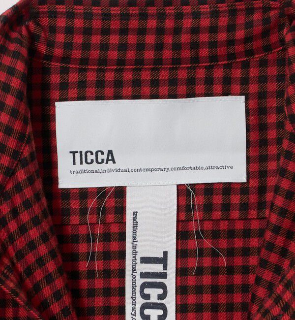 UNITED ARROWS「＜TICCA＞チェック ネルシャツ」|シャツ・ブラウス|