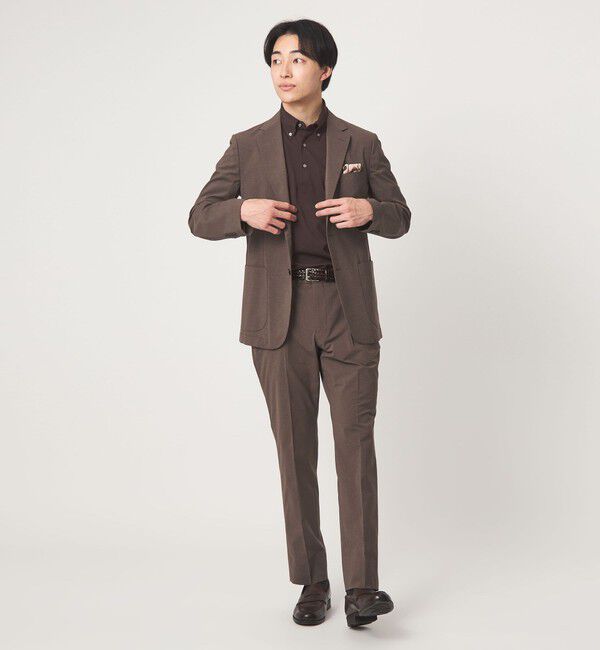 UNITED ARROWS green label relaxing「DUADRY clean バーズアイ ボタンダウン ビズポロ ポロシャツ -吸水速乾・抗菌-」|ポロシャツ|