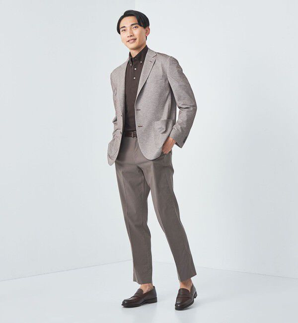 UNITED ARROWS green label relaxing「DUADRY clean バーズアイ ボタンダウン ビズポロ ポロシャツ -吸水速乾・抗菌-」|ポロシャツ|