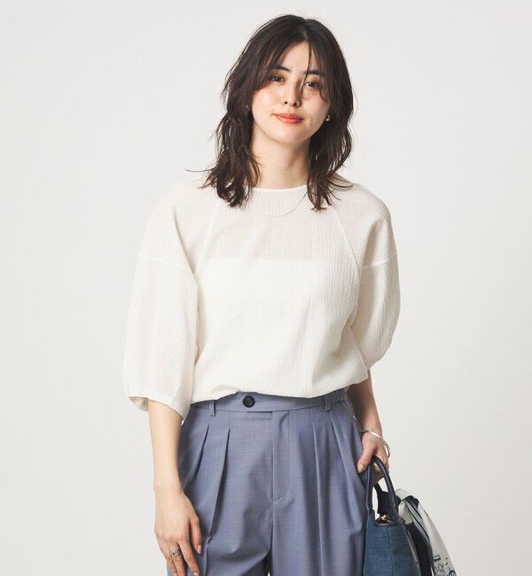 UNITED ARROWS green label relaxing「サッカー タックスリーブ プルオーバー カットソー」|Tシャツ・カットソー|