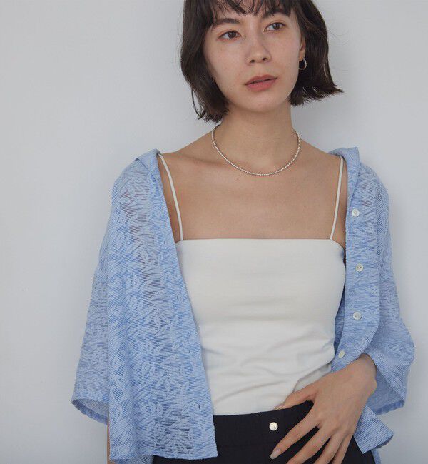 UNITED ARROWS green label relaxing「ベアトップキャミソール / カップインナー」|キャミソール|