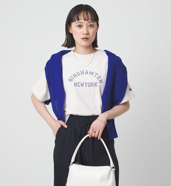 UNITED ARROWS green label relaxing「【別注】＜Champion＞サマー Tシャツ UVカット」|Tシャツ・カットソー|OFF WHITE
