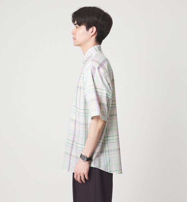 UNITED ARROWS green label relaxing「トーマスメイソン ジャストルーズ チェック柄 半袖 シャツ」|シャツ・ブラウス|