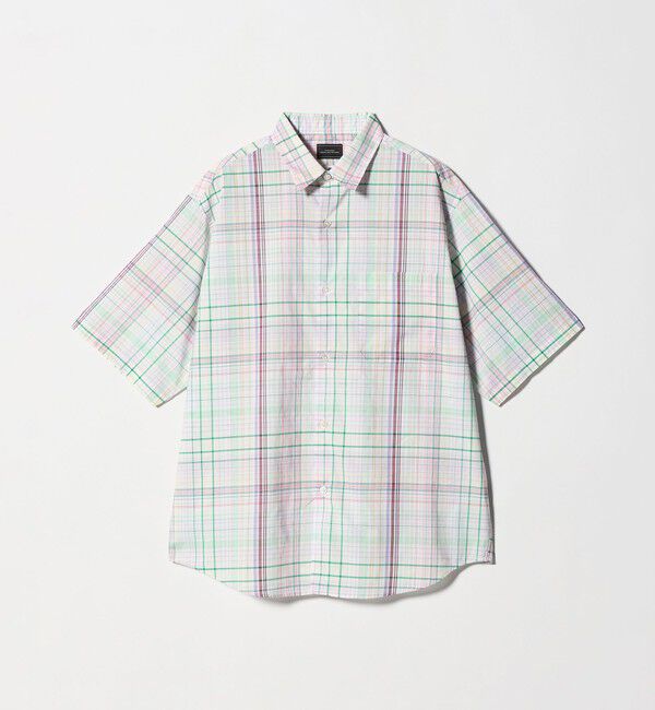 UNITED ARROWS green label relaxing「トーマスメイソン ジャストルーズ チェック柄 半袖 シャツ」|シャツ・ブラウス|