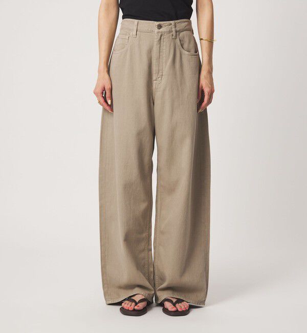 UNITED ARROWS green label relaxing「【別注】＜HEALTHY DENIM＞カーブ デニム  パンツ ベージュ」|デニム|