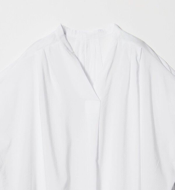 UNITED ARROWS green label relaxing「［size SHORTあり］ショルダー タック スキッパー ブラウス」|シャツ・ブラウス|