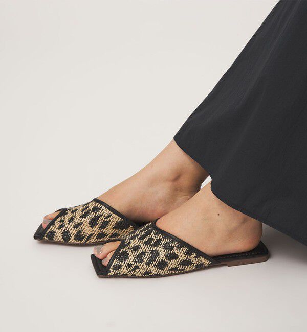 UNITED ARROWS green label relaxing「Vカット ミュールサンダル」|サンダル|