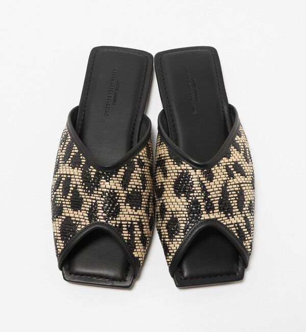UNITED ARROWS green label relaxing「Vカット ミュールサンダル」|サンダル|
