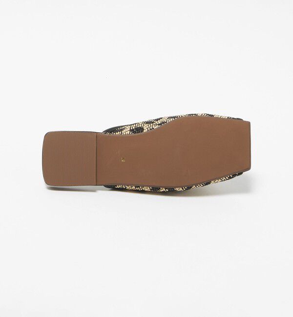 UNITED ARROWS green label relaxing「Vカット ミュールサンダル」|サンダル|