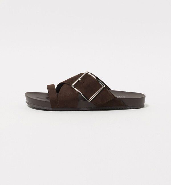 UNITED ARROWS green label relaxing「ビッグバックル フラットサンダル」|サンダル|