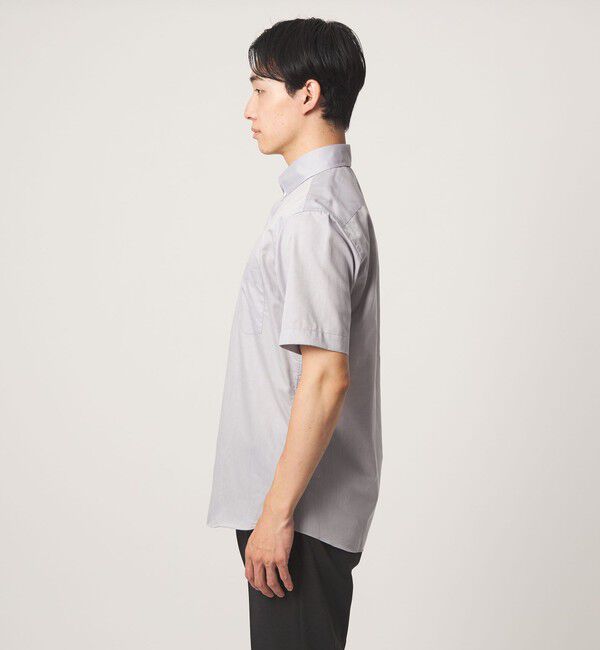 UNITED ARROWS green label relaxing「エブリット TC パナマ スタンダード ボタンダウン ショートスリーブ シャツ -イージーアイロン・通気性-」|シャツ・ブラウス|