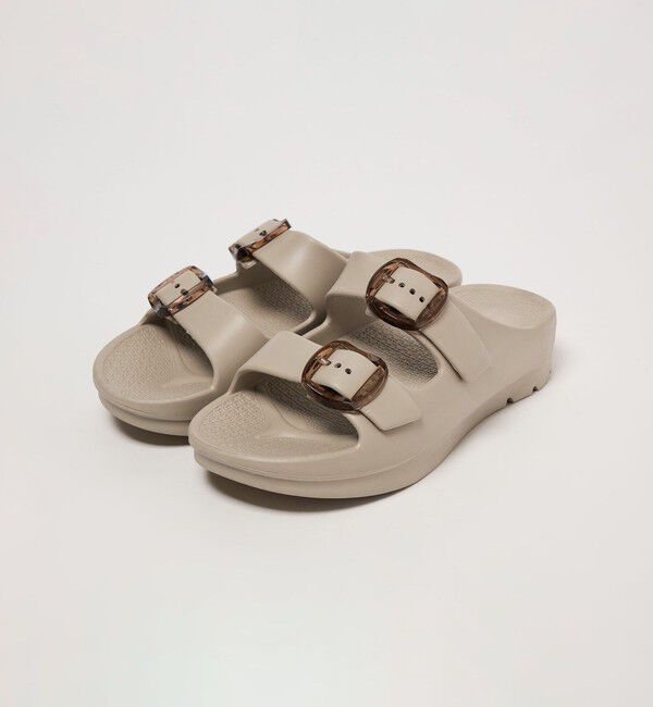 UNITED ARROWS green label relaxing「【別注】＜TELIC&times;Begin&times;GLR＞ ダブル バックル サンダル」|サンダル|
