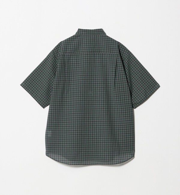 UNITED ARROWS green label relaxing「ウォッシャブル TW サイロ ジャストルーズ チェック柄 半袖 シャツ -通気性・接触冷感-」|シャツ・ブラウス|