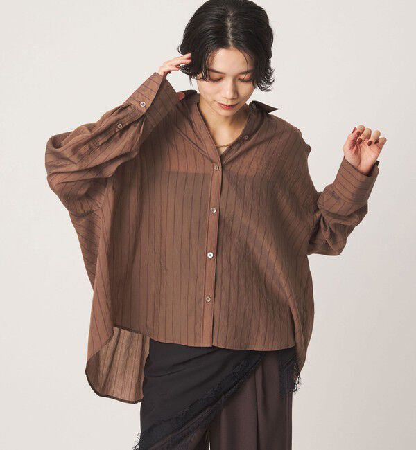 UNITED ARROWS green label relaxing「【結論シリーズ】ミルフィーユタックシャツ」|シャツ・ブラウス|