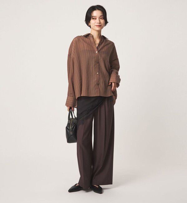UNITED ARROWS green label relaxing「【結論シリーズ】ミルフィーユタックシャツ」|シャツ・ブラウス|