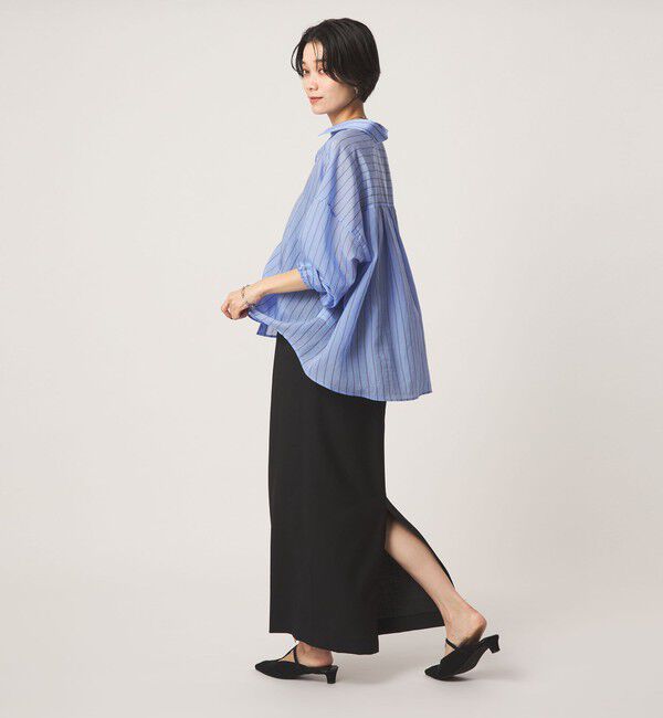 UNITED ARROWS green label relaxing「【結論シリーズ】ミルフィーユタックシャツ」|シャツ・ブラウス|