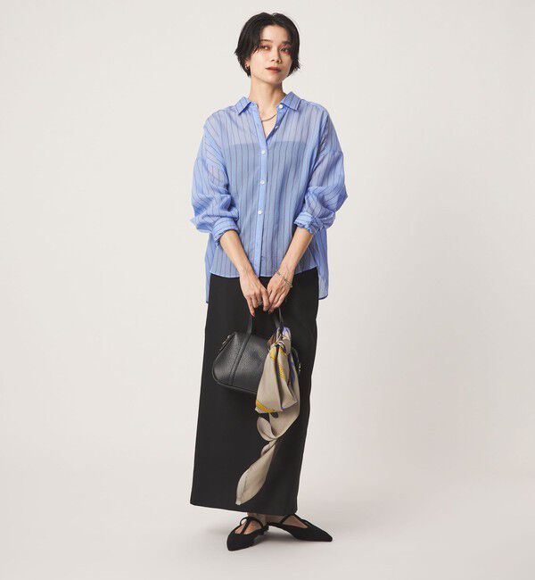 UNITED ARROWS green label relaxing「【結論シリーズ】ミルフィーユタックシャツ」|シャツ・ブラウス|