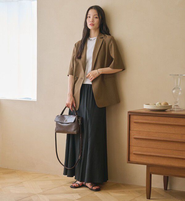 BEAUTY&YOUTH UNITED ARROWS「ハーフスリーブ ジャケット 吸水速乾 防シワ ウォッシャブル」|テーラードジャケット|