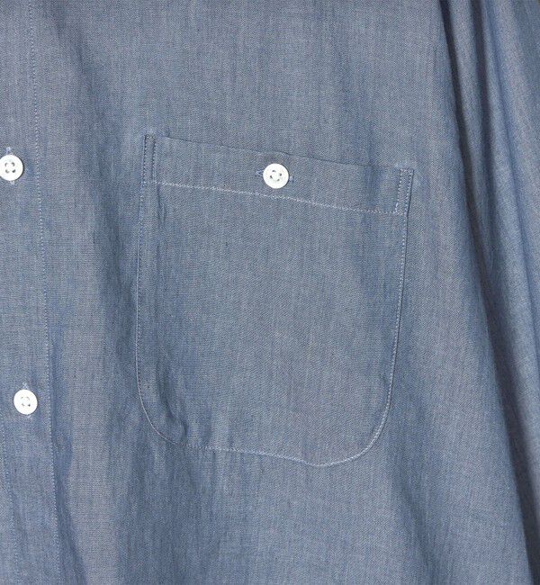 STEVEN ALAN「＜Steven Alan＞ シアーデニム レギュラーカラー シャツ LOOSE」|シャツ・ブラウス|