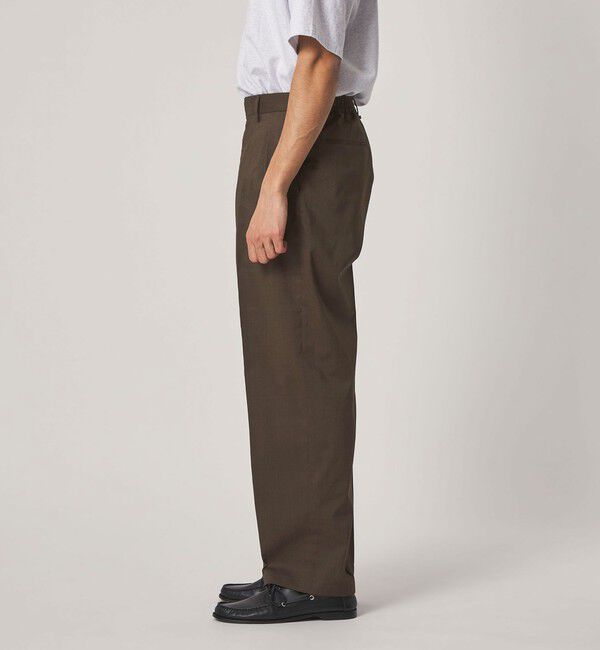 STEVEN ALAN「＜Steven Alan＞ P/RA トロピカル イン ツープリーツ ドレス トラウザーズ ハーフイージー」|スラックス|