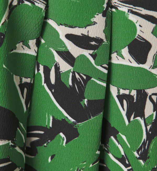 BEAUTY&YOUTH UNITED ARROWS「【WEB限定】フラワープリント タックスカート ウォッシャブル」|スカート|