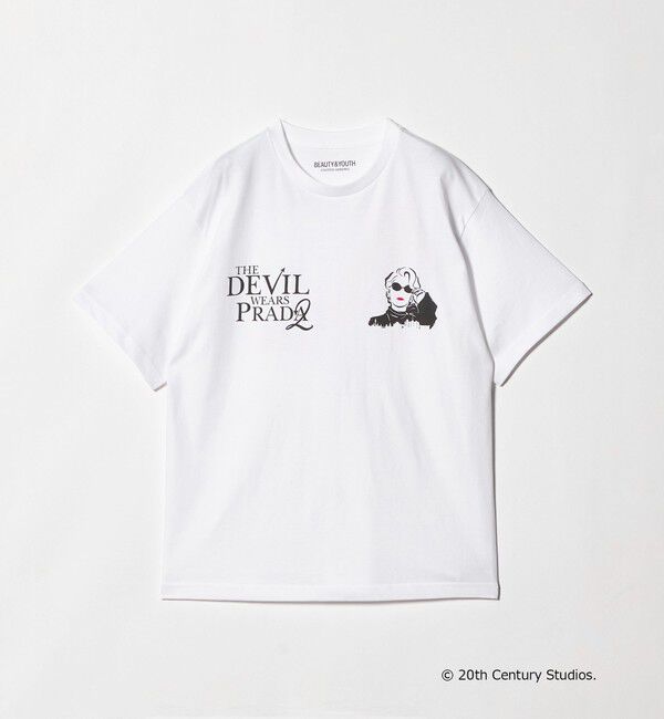 BEAUTY&YOUTH UNITED ARROWS「【別注】＜プラダを着た悪魔2＞ MILANDA / プリント Tシャツ」|Tシャツ・カットソー|WHITE