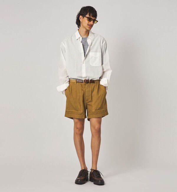 STEVEN ALAN「＜Steven Alan＞ AKIHA ストライプ レギュラーカラー シャツ LOOSE」|シャツ・ブラウス|