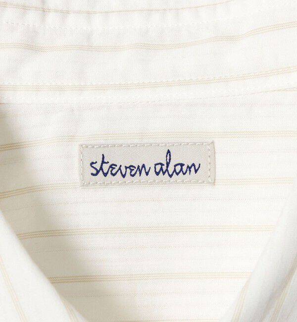 STEVEN ALAN「＜Steven Alan＞ AKIHA ストライプ レギュラーカラー シャツ LOOSE」|シャツ・ブラウス|