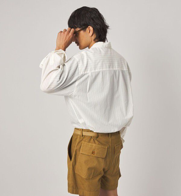 STEVEN ALAN「＜Steven Alan＞ AKIHA ストライプ レギュラーカラー シャツ LOOSE」|シャツ・ブラウス|